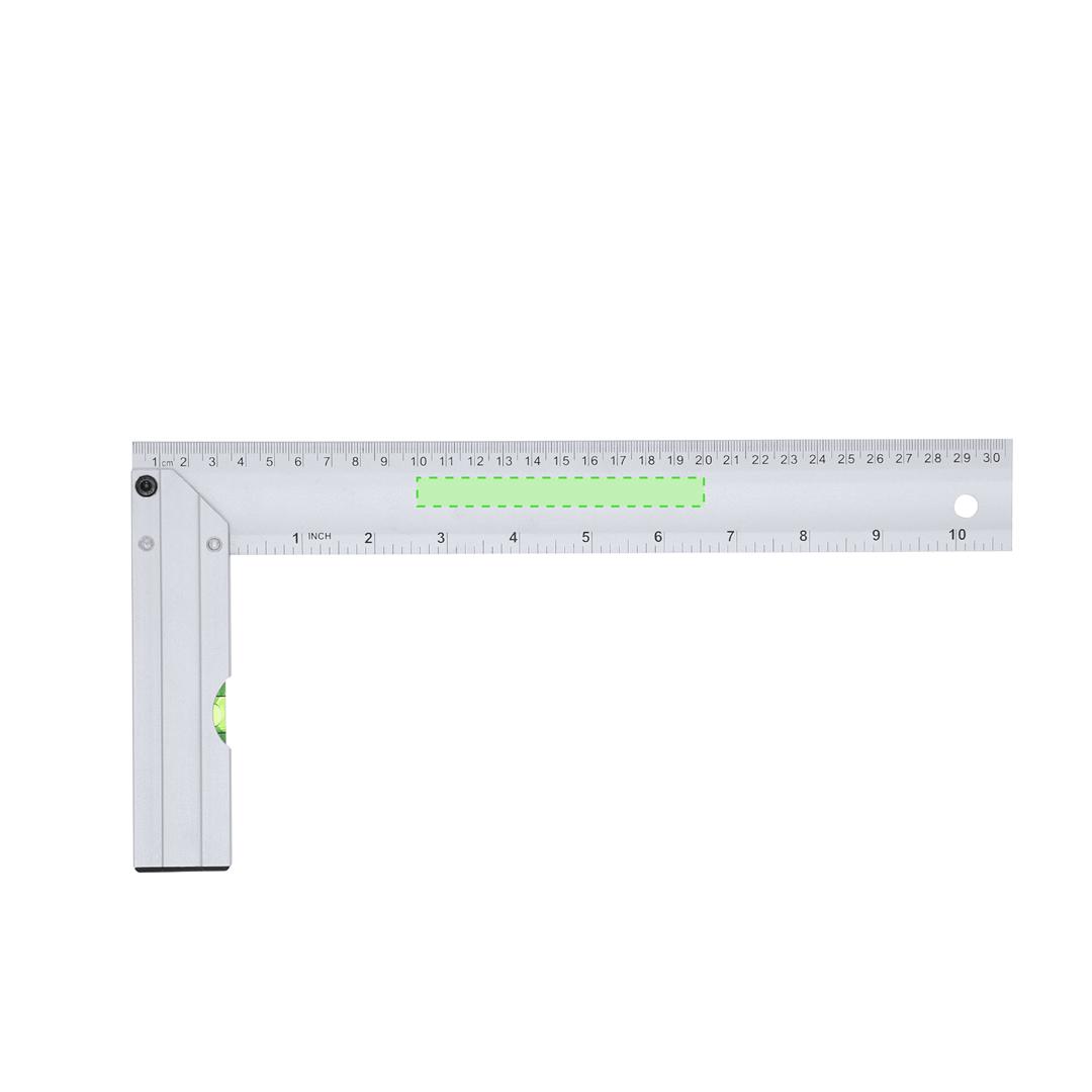 Escuadra aluminio 30,5cm y 10,5 pulgadas carpintería medición ángulos