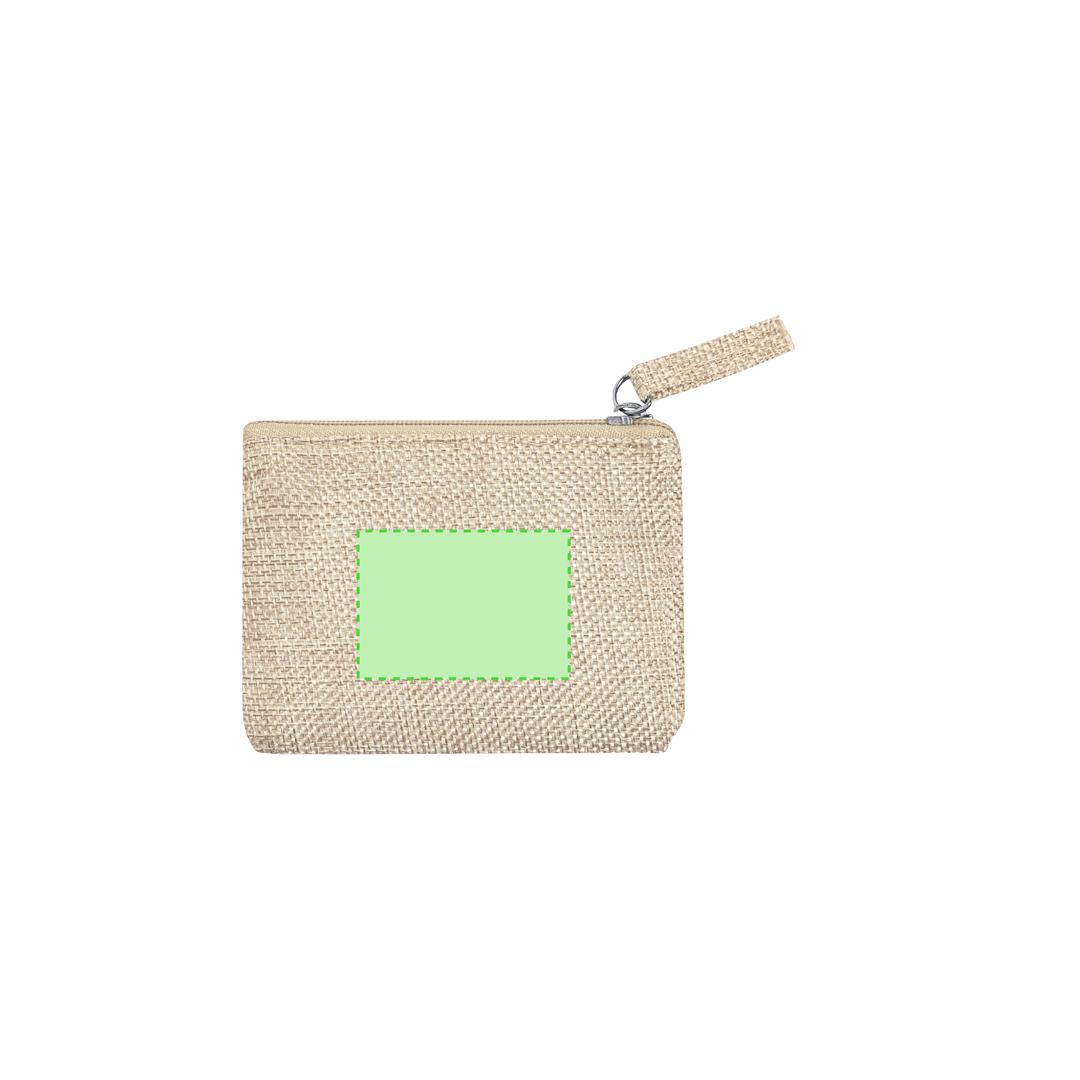Monedero de poliéster con tacto natural especial para sublimación a color total