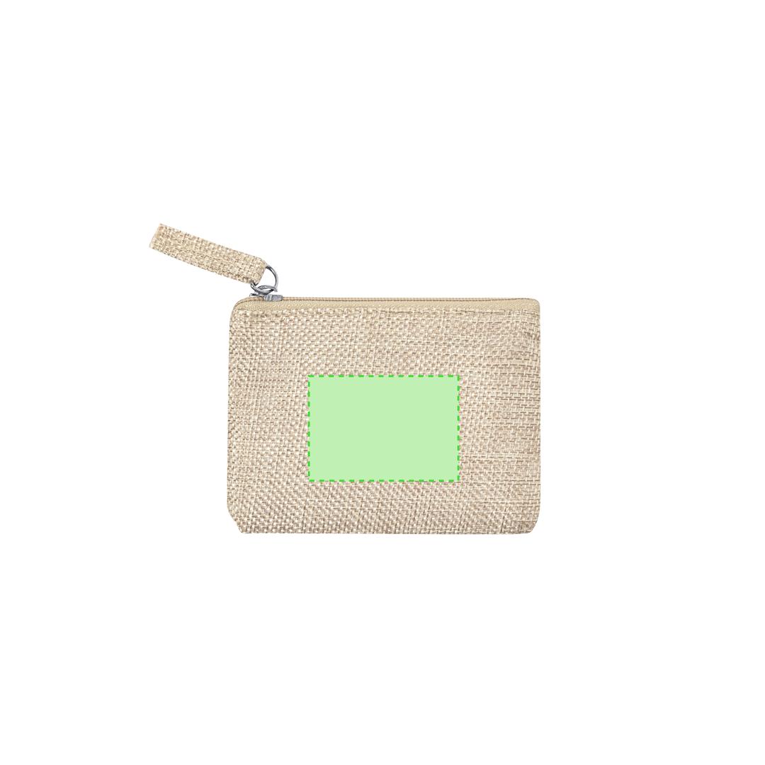 Monedero de poliéster con tacto natural especial para sublimación a color total