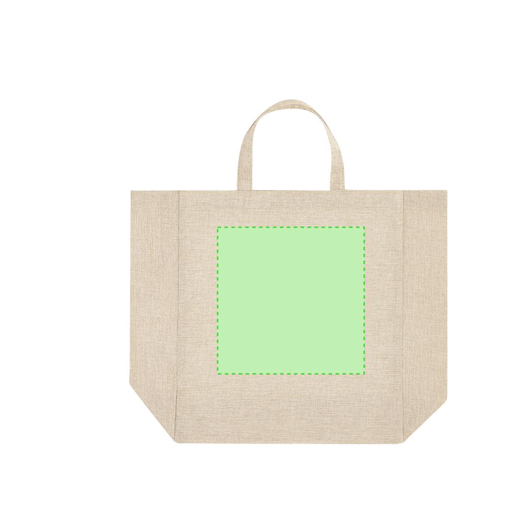 Bolsa de poliéster soft-touch sublimación sin asas externas