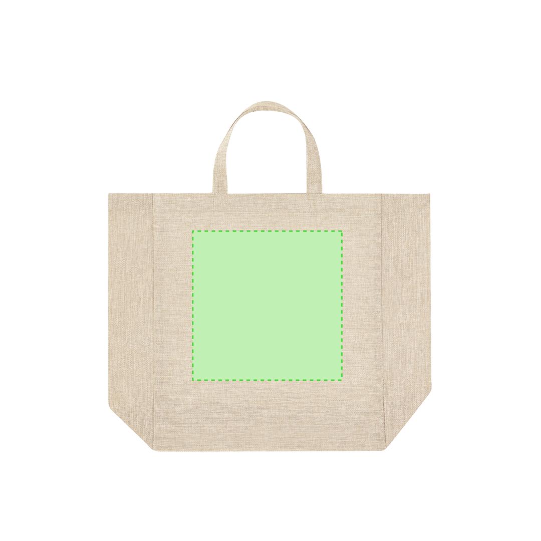 Bolsa de poliéster soft-touch sublimación sin asas externas