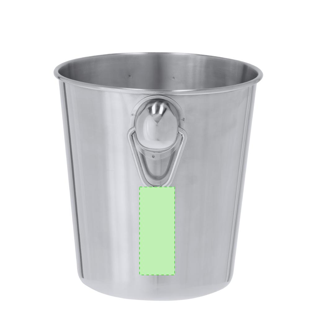 Cubitera de acero inoxidable reciclado certificado 4 L