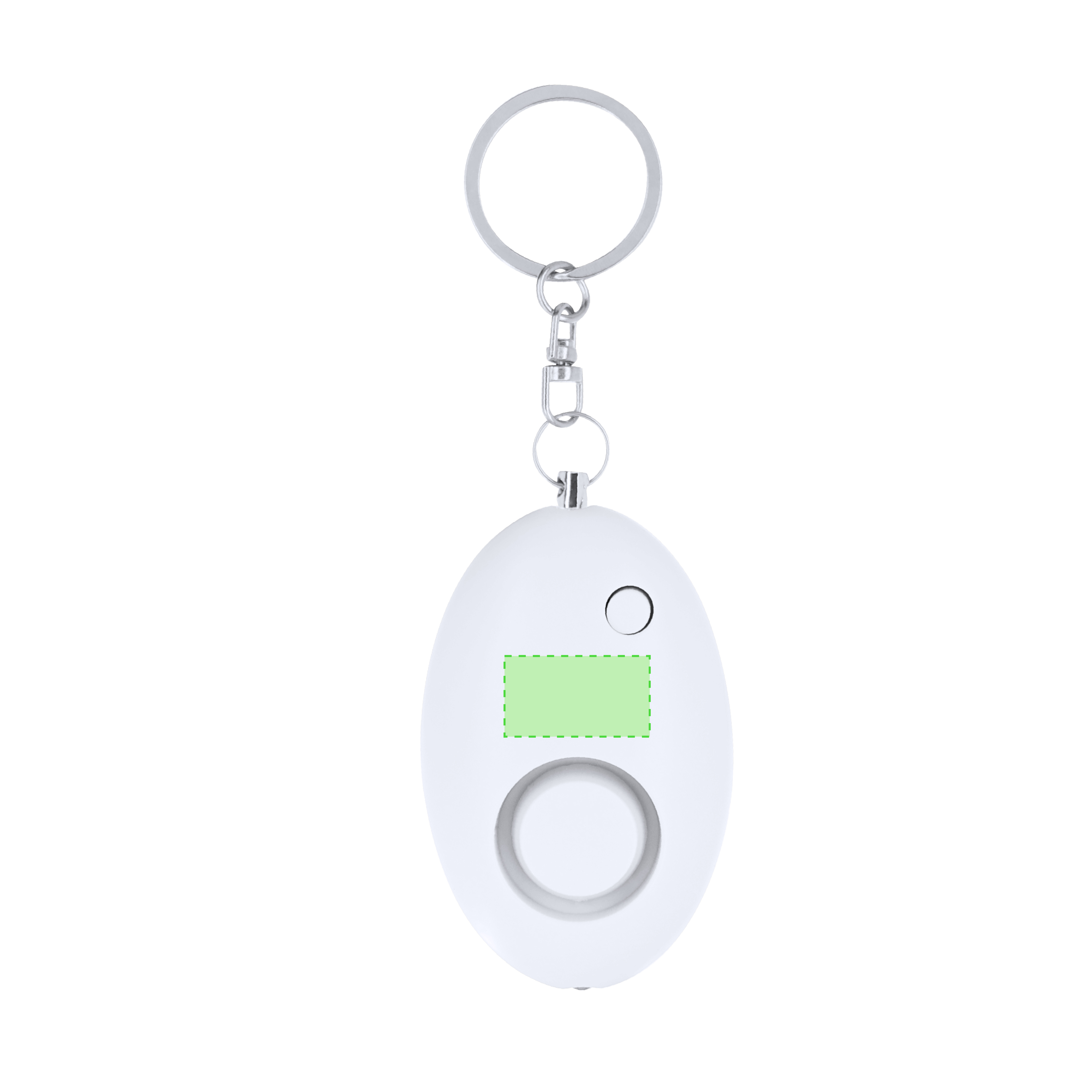 Alarma personal de seguridad con linterna LED integrada