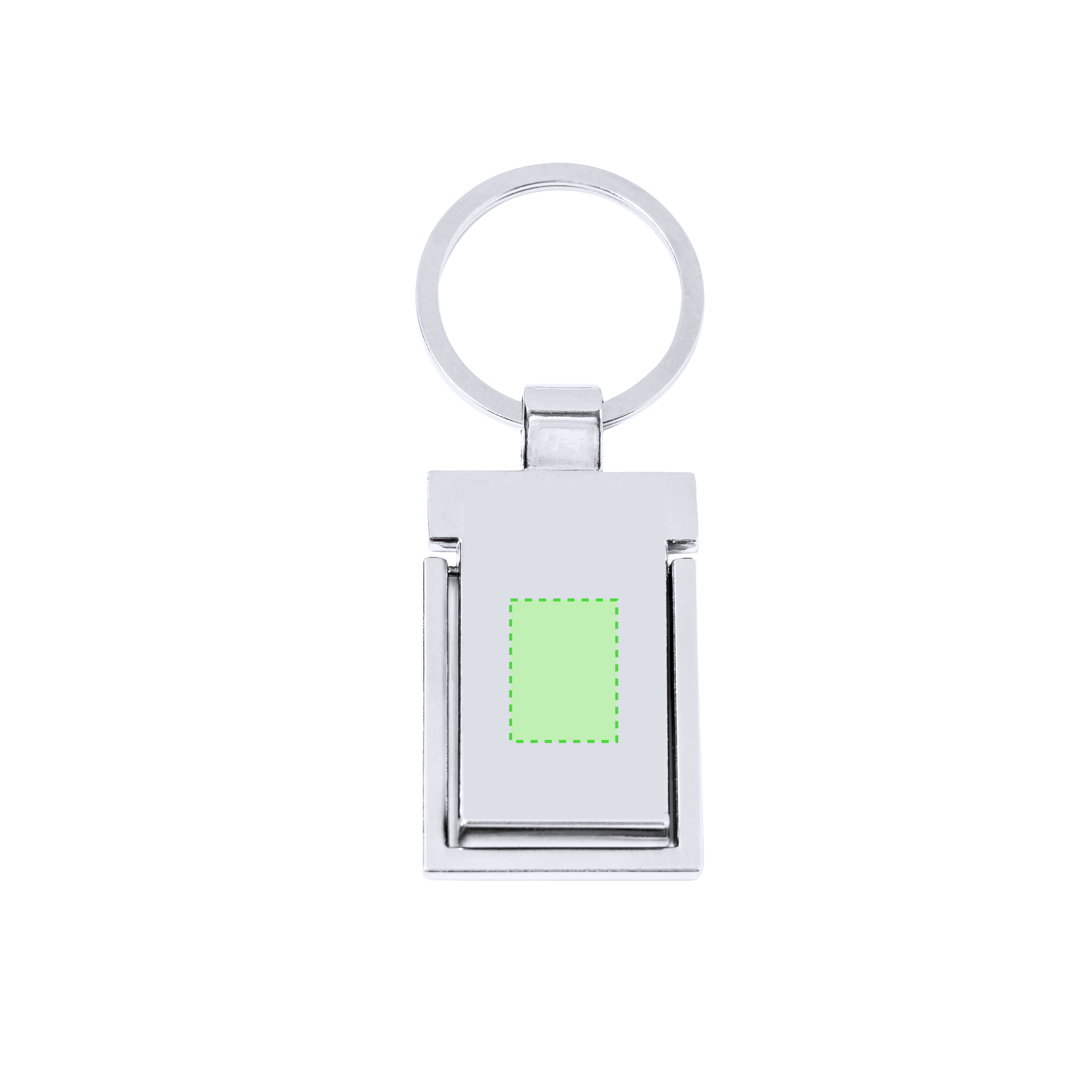 Llavero soporte de metal para smartphone 3×5,5×0,8 cm
