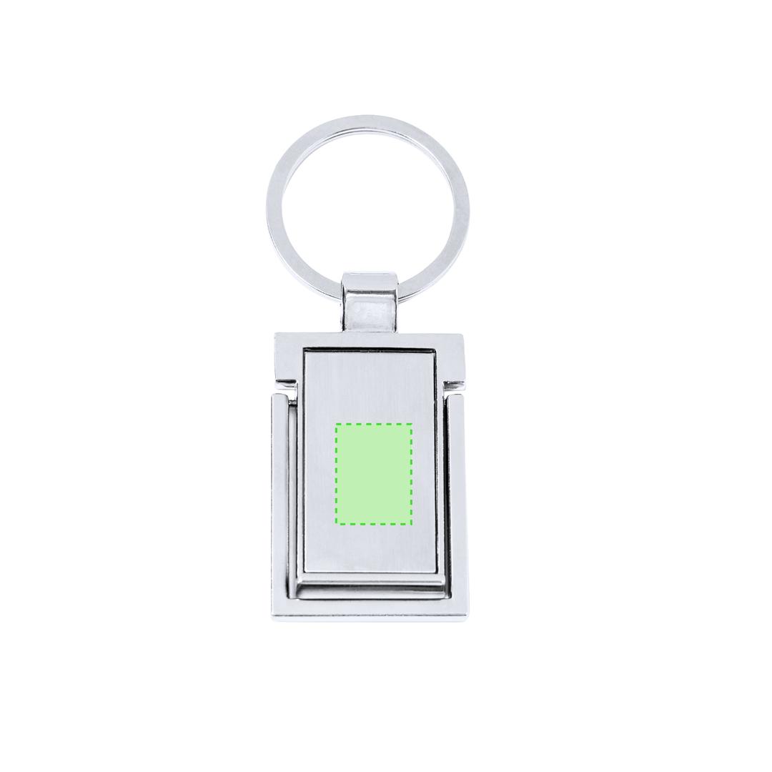 Llavero soporte de metal para smartphone 3×5,5×0,8 cm