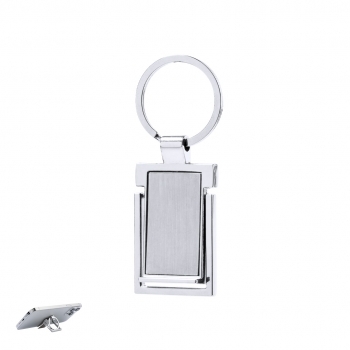 Llavero soporte de metal para smartphone 3×5,5×0,8 cm