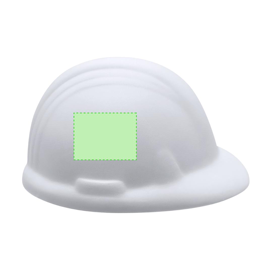 Antiestrés de PU diseño casco de trabajo en colores vivos