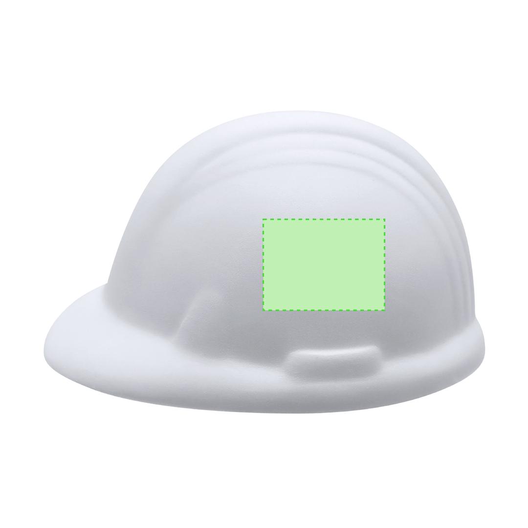 Antiestrés de PU diseño casco de trabajo en colores vivos