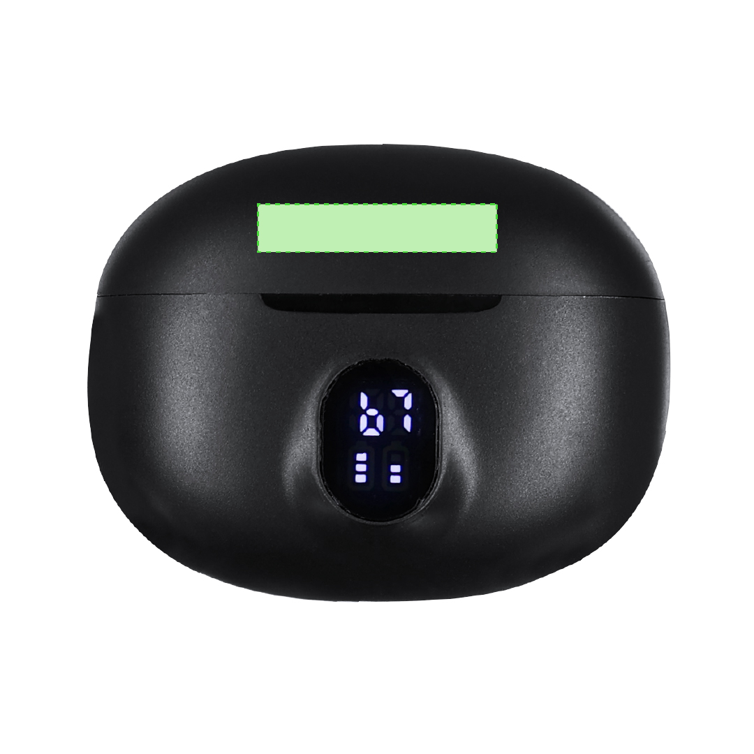 Auriculares intraurales Bluetooth 5.4 con cancelación de ruido, pantalla estado batería por auricular y táctil