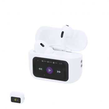 Auriculares intraurales con ANC + ENC, pantalla táctil a color con control multifunción y Bluetooth 5.0