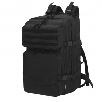 Mochila táctica de RPET 600D con soportes elásticos frontales, portátil 17