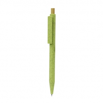 Bolígrafo de bambú natural de pulsador ligero