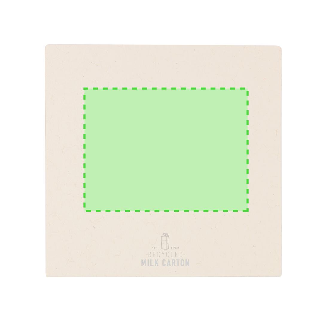 Bloc dispensador de notas adhesivas de tetrabrik reciclado con 50 post-its