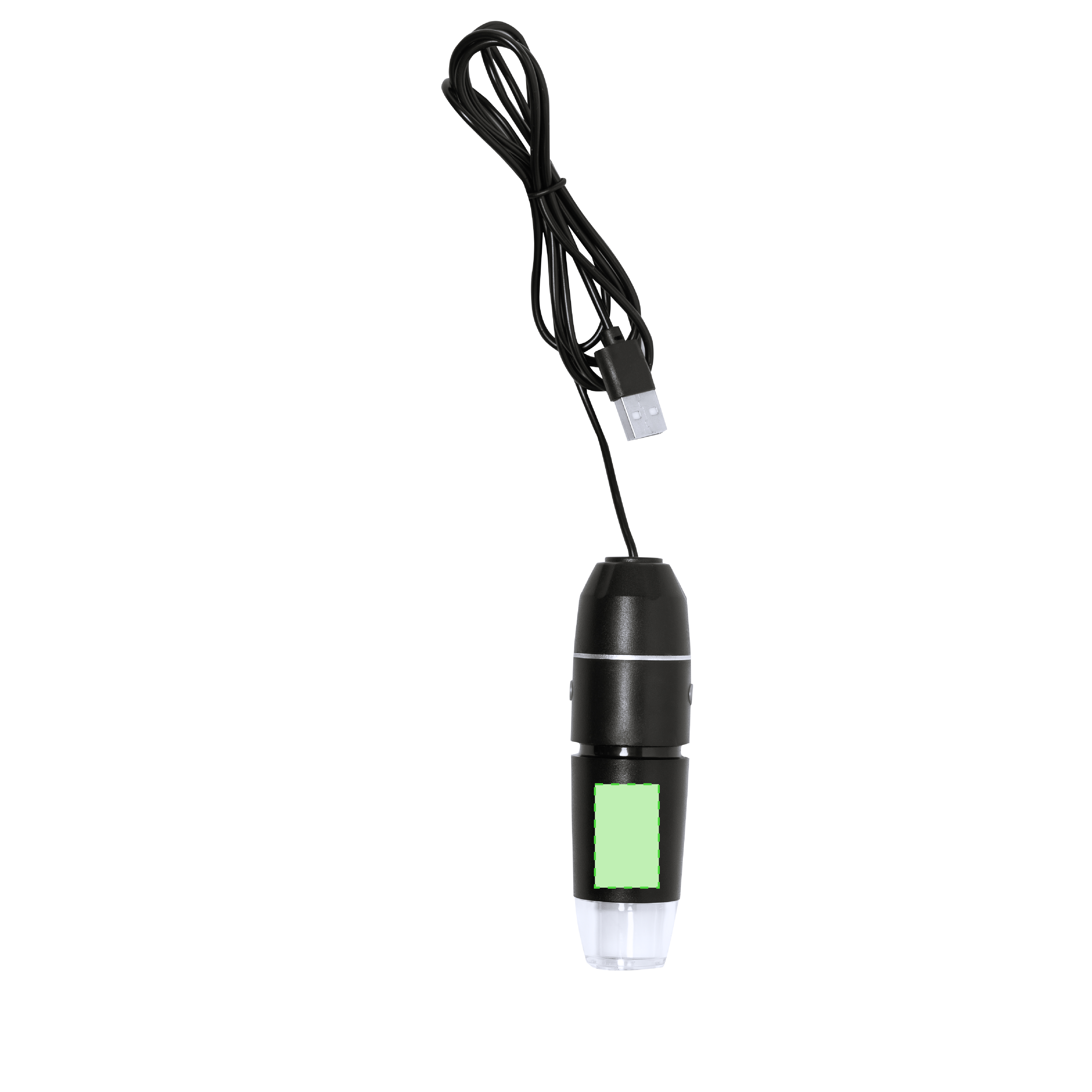 Microscopio digital compacto 0-1600X con 8 LEDs, soporte ajustable y conexión USB/Tipo C