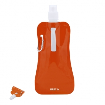 Bidón plegable circular de RPET 400 ml