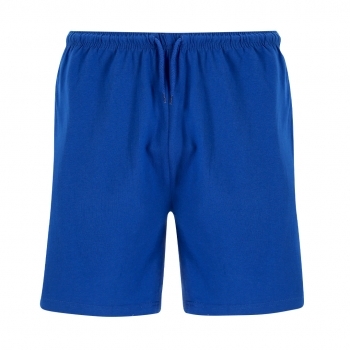 Pantalón corto Raffy adulto — 100% algodón Ring Spun Single Jersey 200 g/m², bolsillos laterales y cinturilla elástica con cordón ajustable