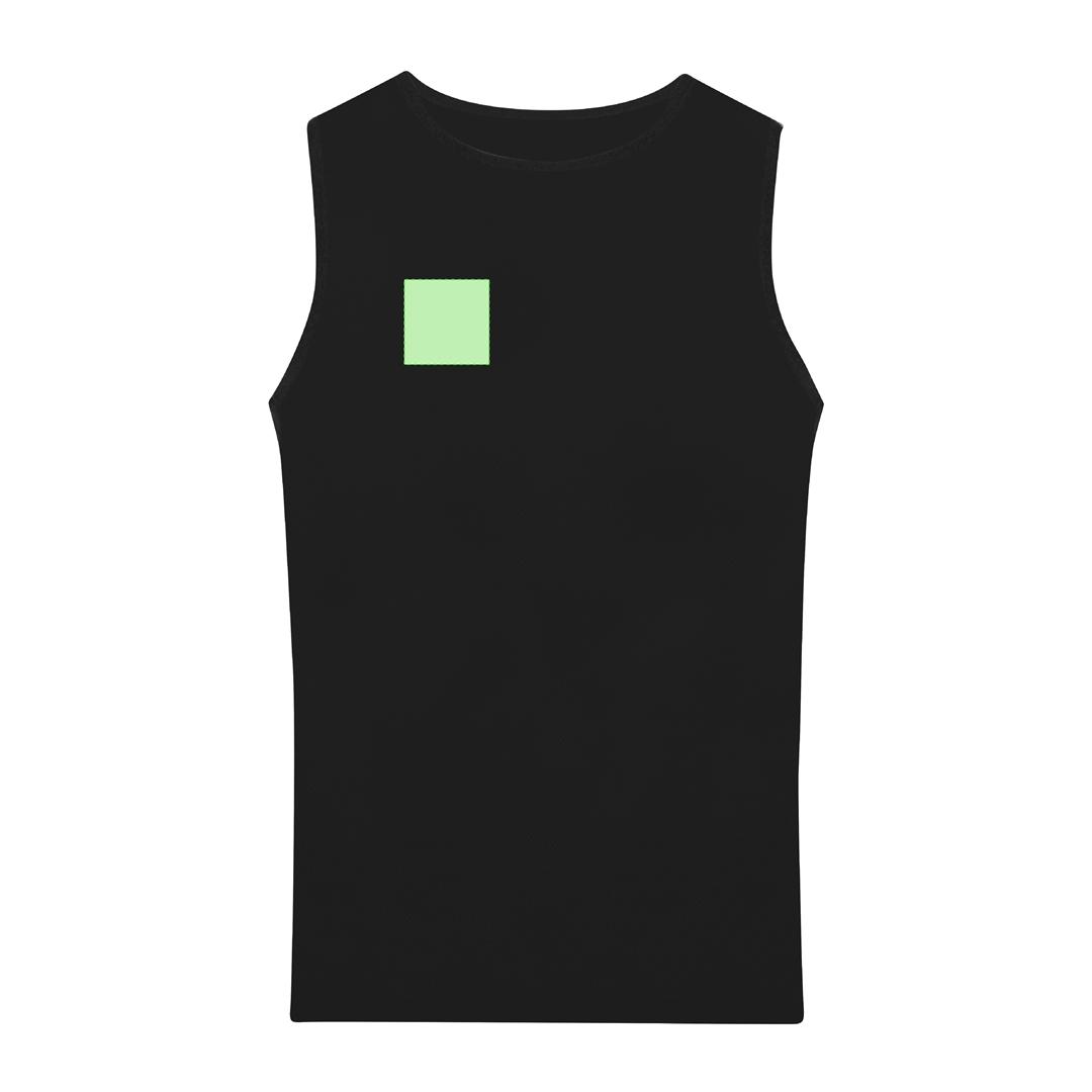 Camiseta técnica Jackson adulto de tirantes — poliéster micro mesh 135 g/m² con Cool Dry y costuras laterales a tono