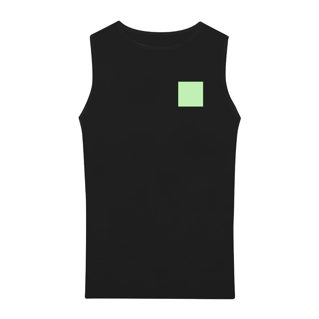 Camiseta técnica Jackson adulto de tirantes — poliéster micro mesh 135 g/m² con Cool Dry y costuras laterales a tono