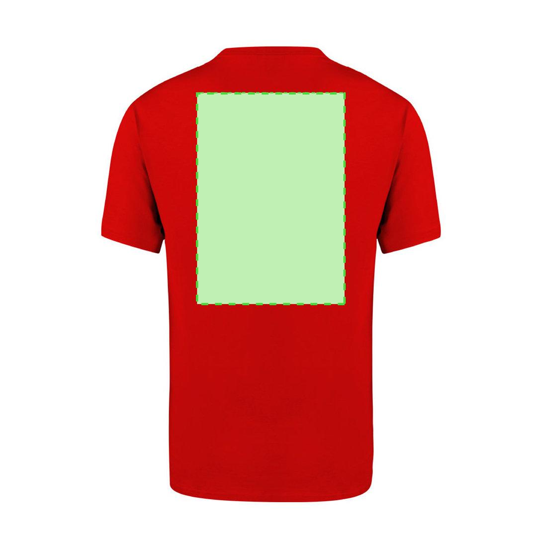 Camiseta Stiles adulto color — 100% algodón Ring Spun 170 g/m², cuello redondo 4 capas canalé 1x1 y cubrecosturas
