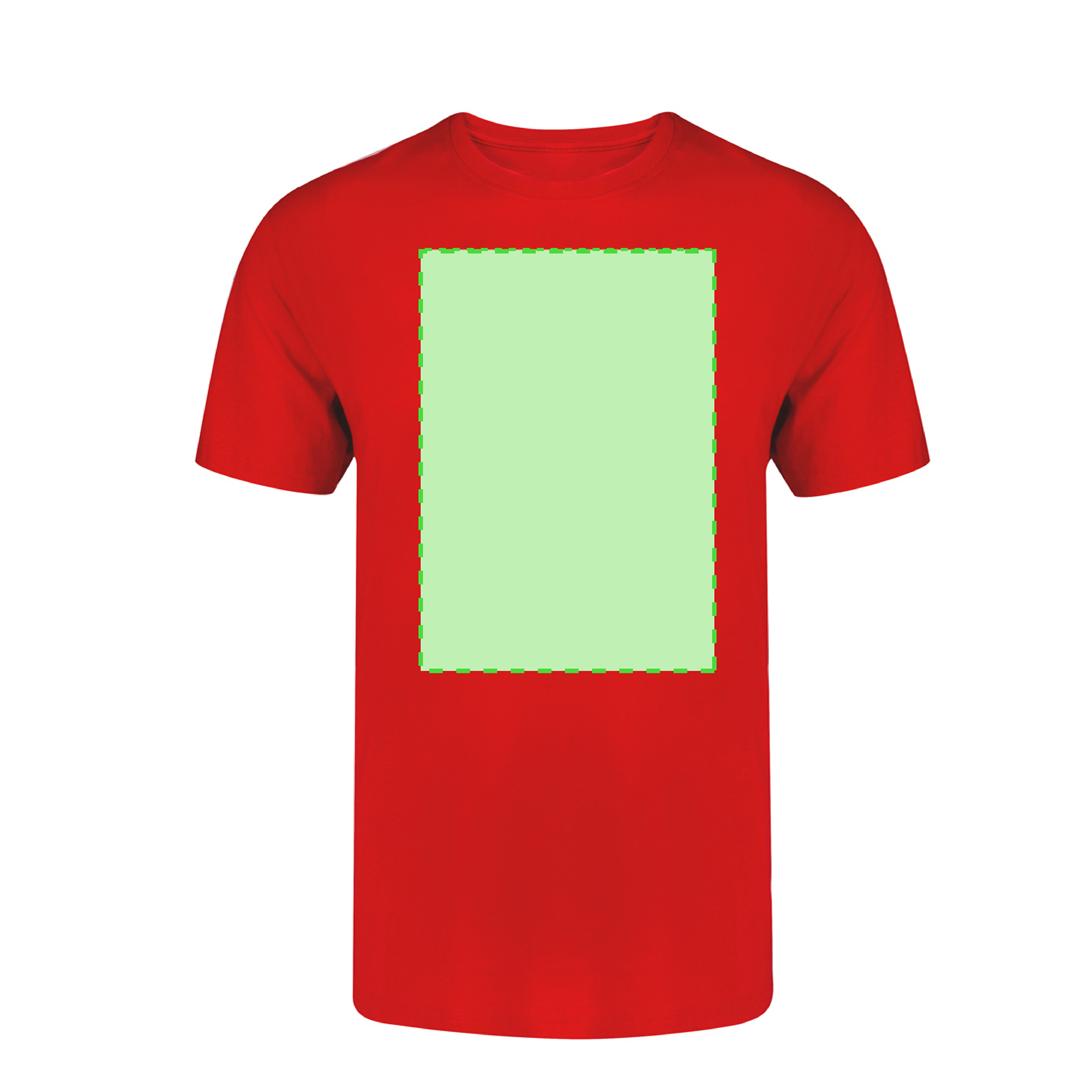 Camiseta Stiles adulto color — 100% algodón Ring Spun 170 g/m², cuello redondo 4 capas canalé 1x1 y cubrecosturas