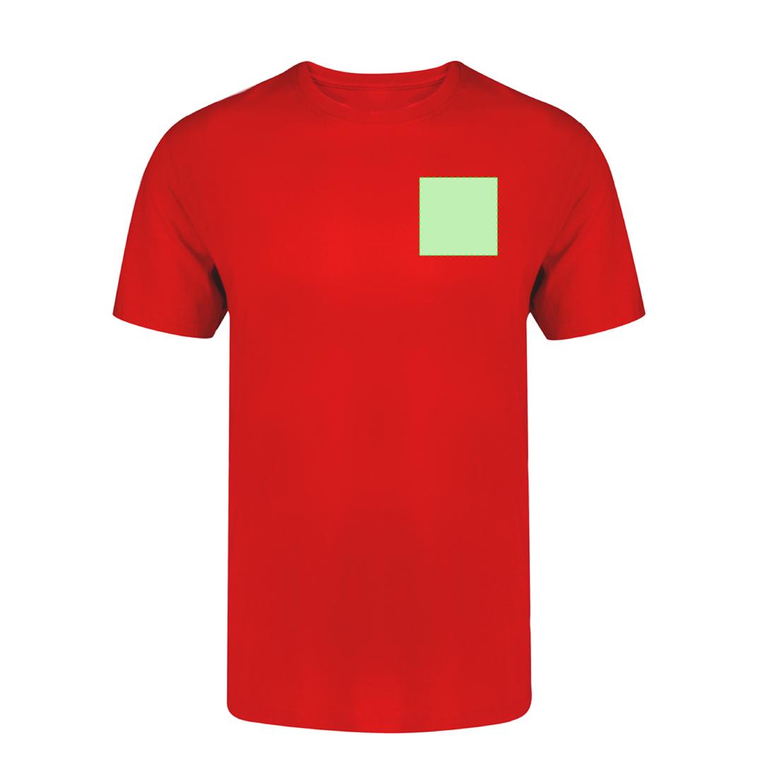Camiseta Stiles adulto color — 100% algodón Ring Spun 170 g/m², cuello redondo 4 capas canalé 1x1 y cubrecosturas