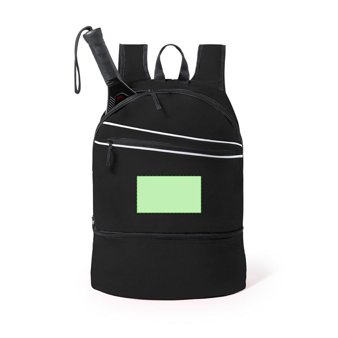 Mochila de poliéster 600D con compartimento portazapatos independiente y espalda ergonómica
