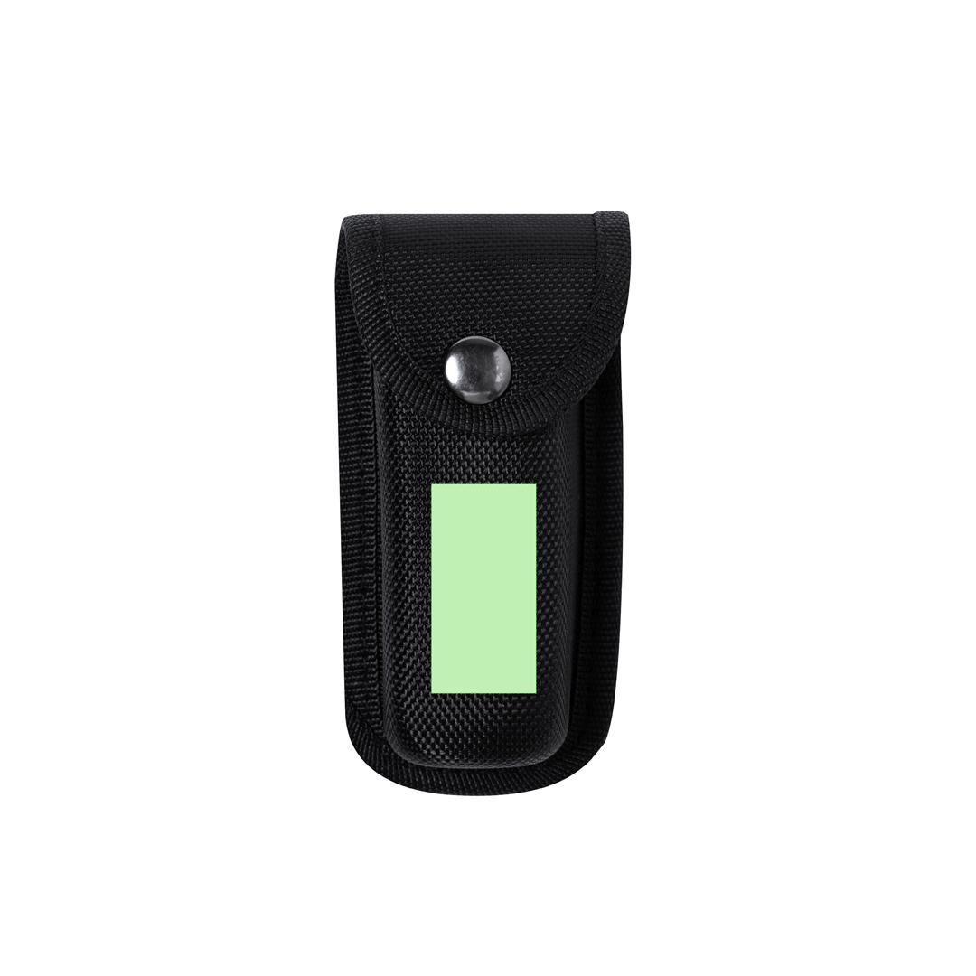 Navaja multiusos acero inoxidable 10 accesorios funciones funda poliéster