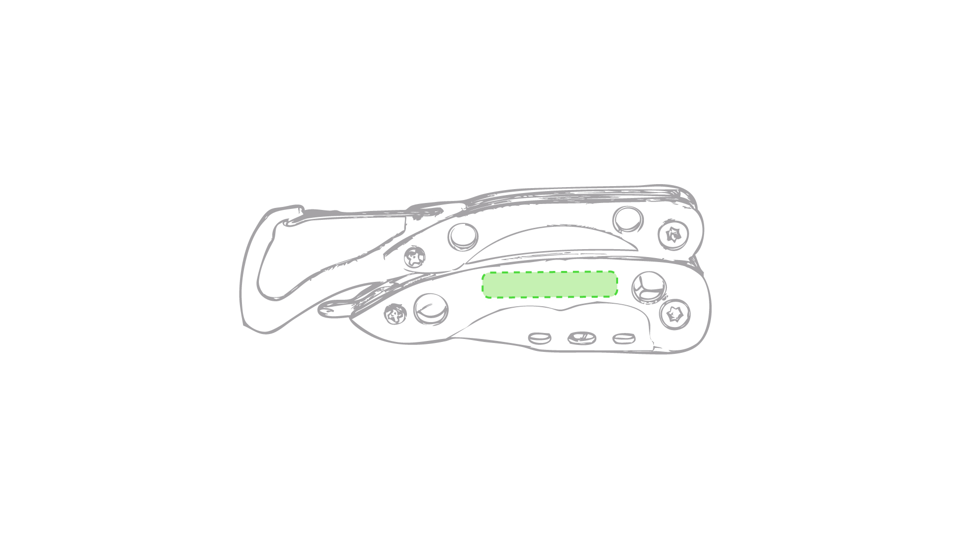 Multiherramienta aluminio acero inoxidable 6 funciones compacta profesional