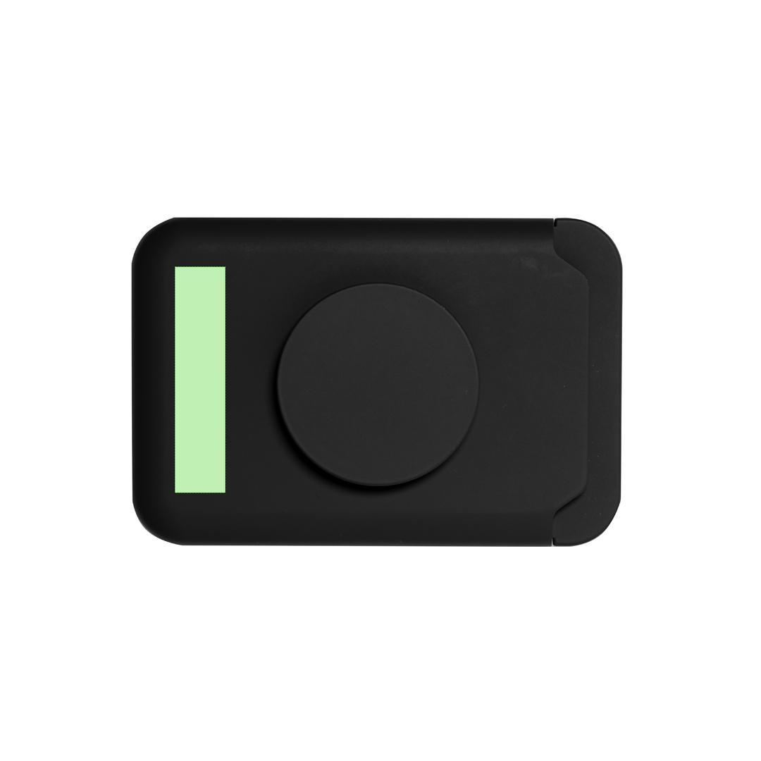 Tarjetero-soporte magnético para smartphone con función atril