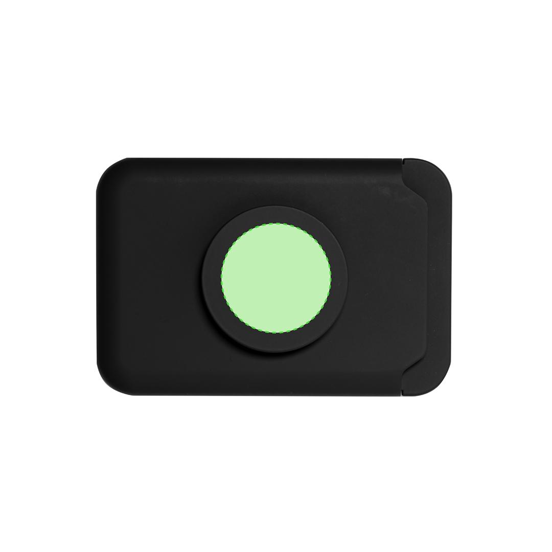 Tarjetero-soporte magnético para smartphone con función atril