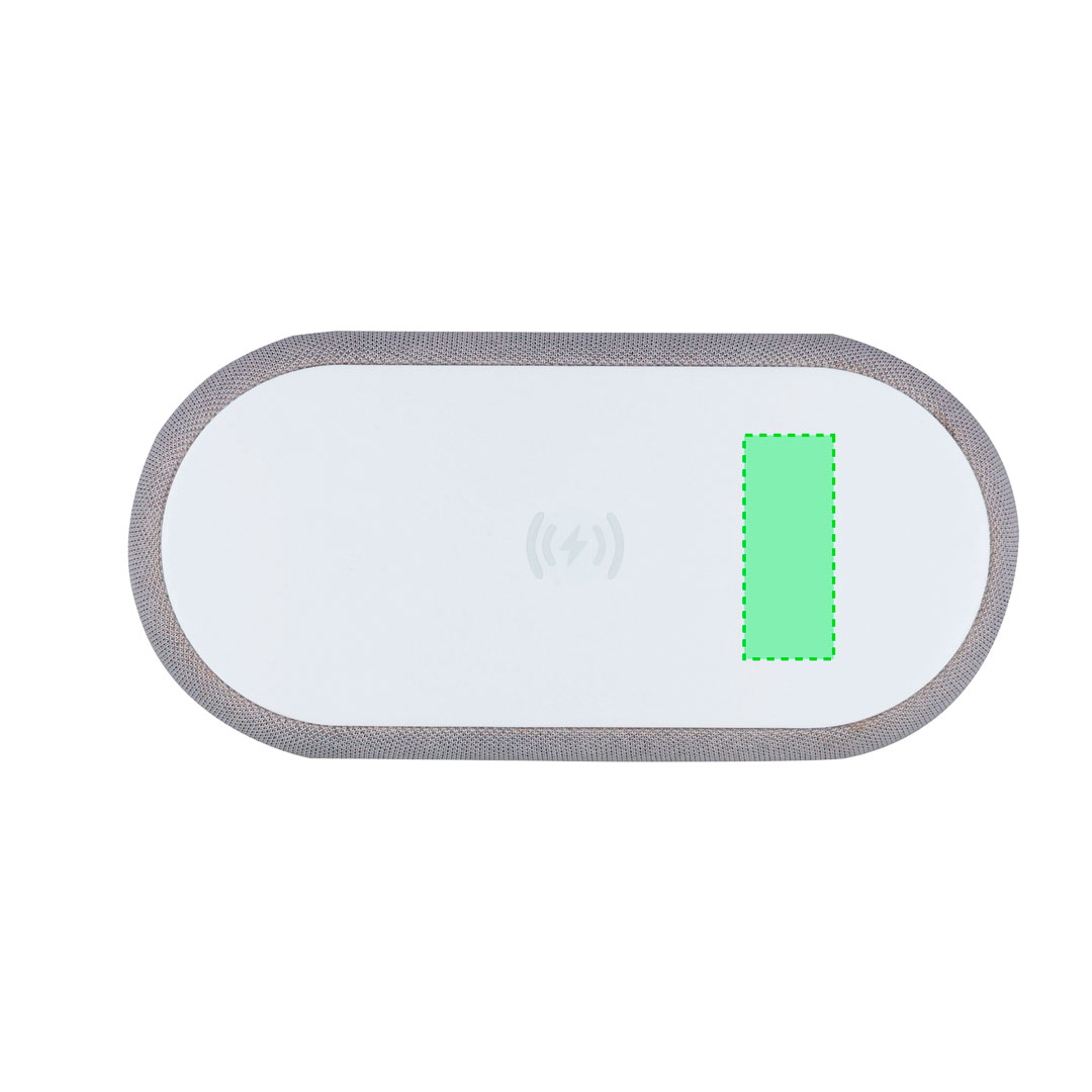 Reloj multifunción 5 en 1 con cargador inalámbrico 15W, lámpara 26 LEDs regulable, altavoz 5W, reloj y alarma