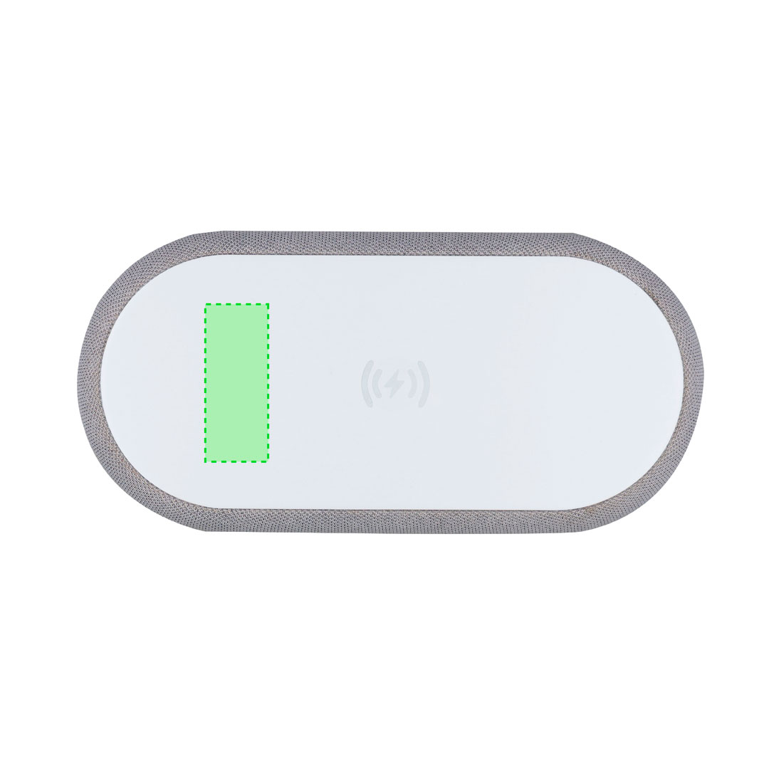 Reloj multifunción 5 en 1 con cargador inalámbrico 15W, lámpara 26 LEDs regulable, altavoz 5W, reloj y alarma