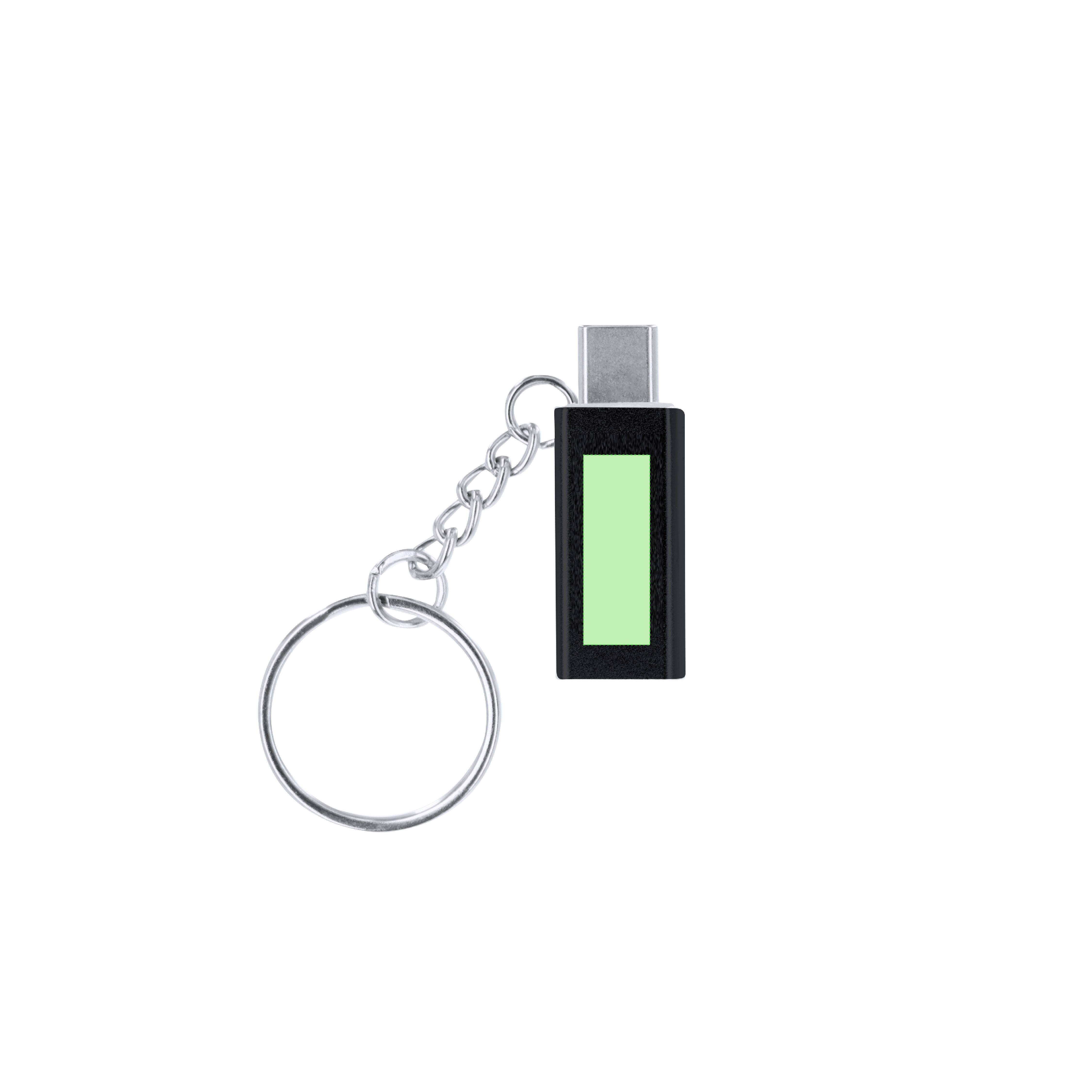 Encendedor eléctrico llavero de aluminio con carga USB Tipo C 1,3×2,8 cm 10 g