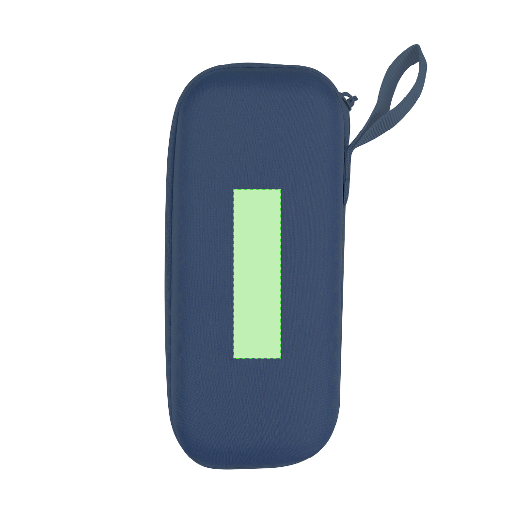 Paraguas plegable compacto de poliéster 190T antiviento en funda rígida de PU con cremallera