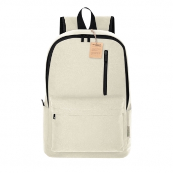 Mochila de algodón reciclado 330 g/m² con portátil 15