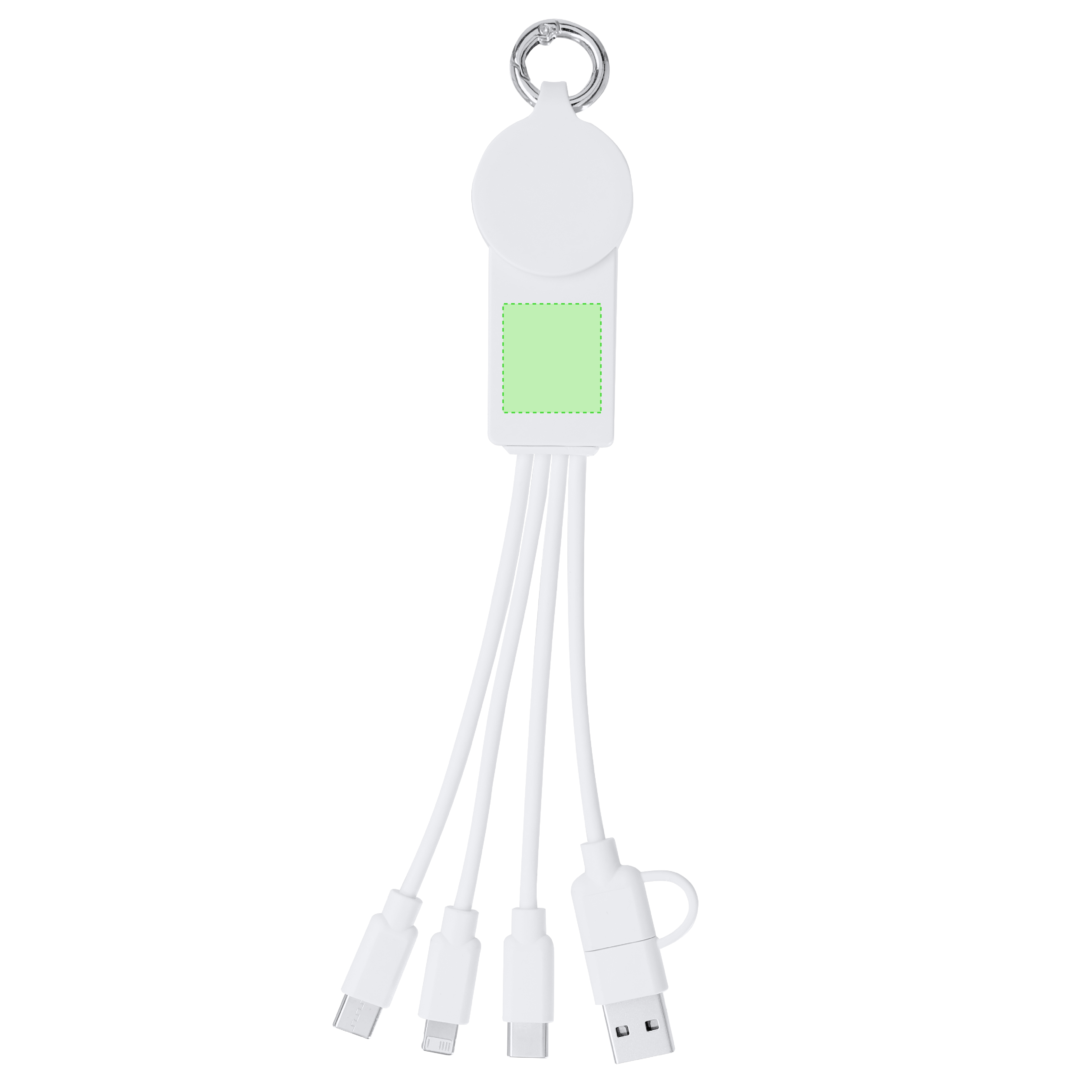 Cable cargador 3 en 1 universal con Micro-USB, Tipo-C y Lightning