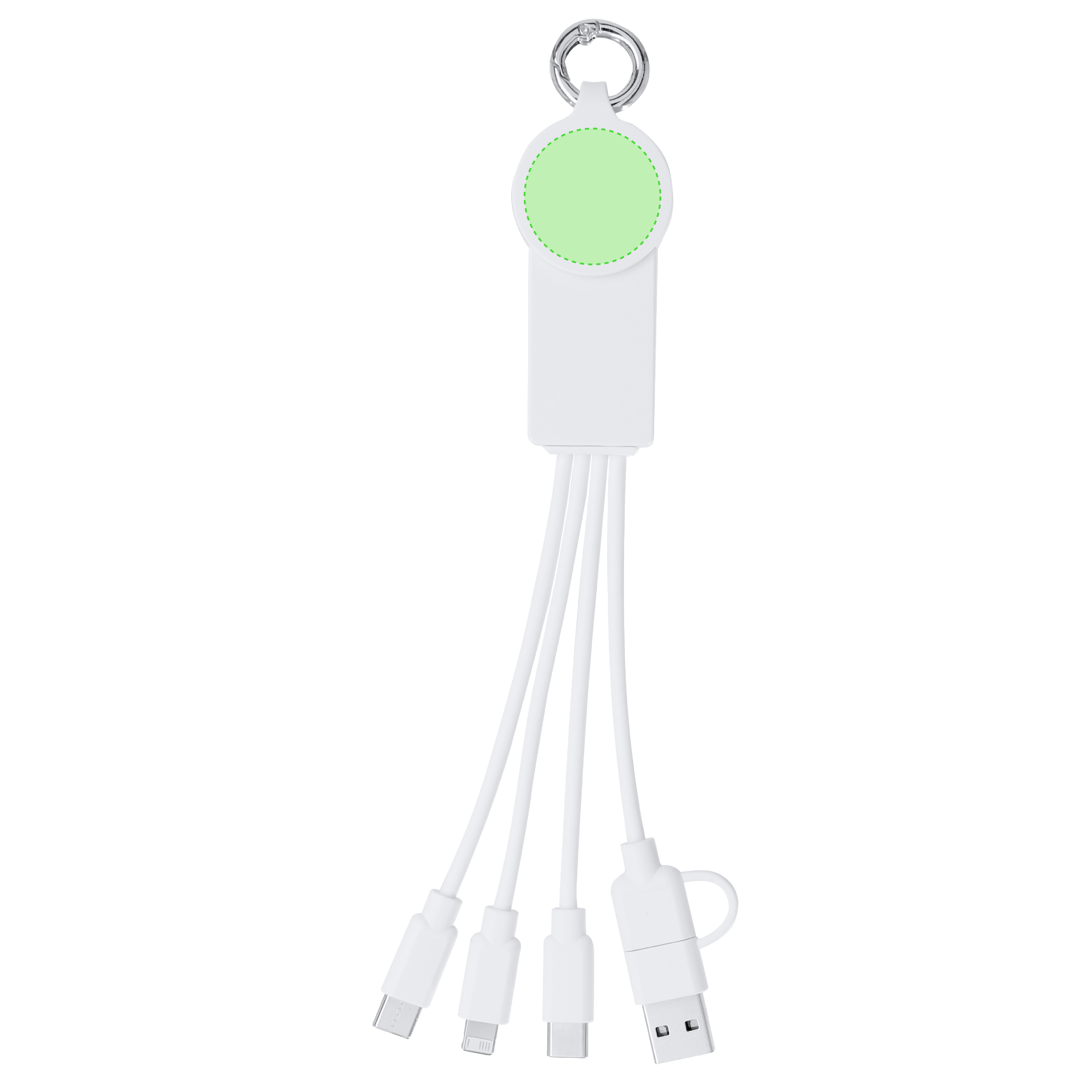Cable cargador 3 en 1 universal con Micro-USB, Tipo-C y Lightning