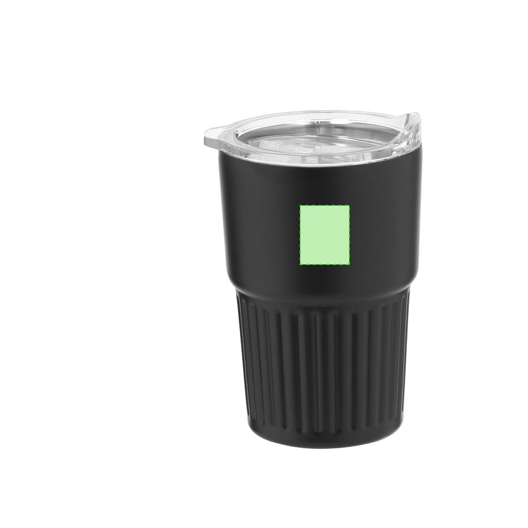 Taza térmica estándar de acero inoxidable reciclado 400 ml