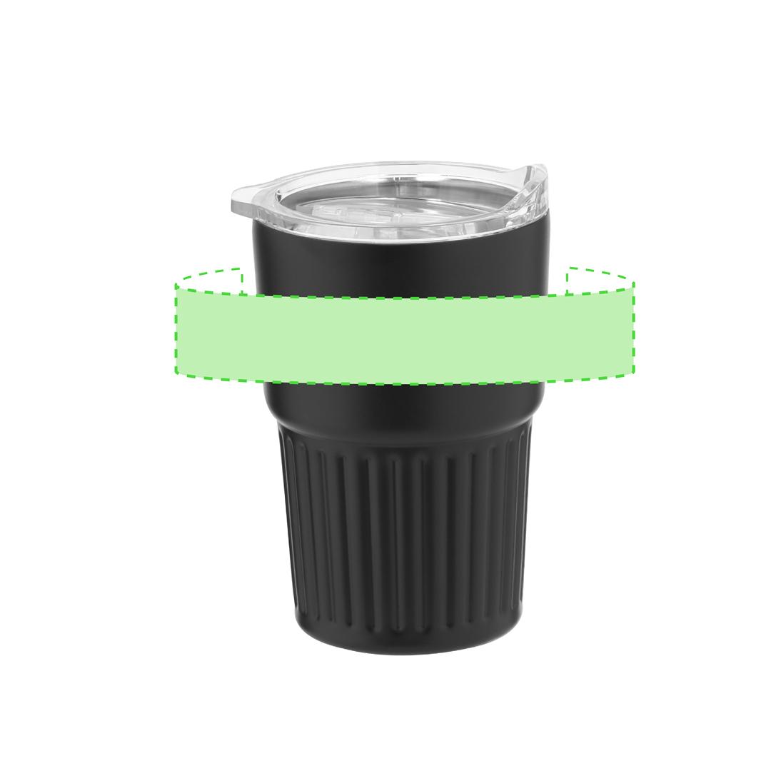 Taza térmica estándar de acero inoxidable reciclado 400 ml