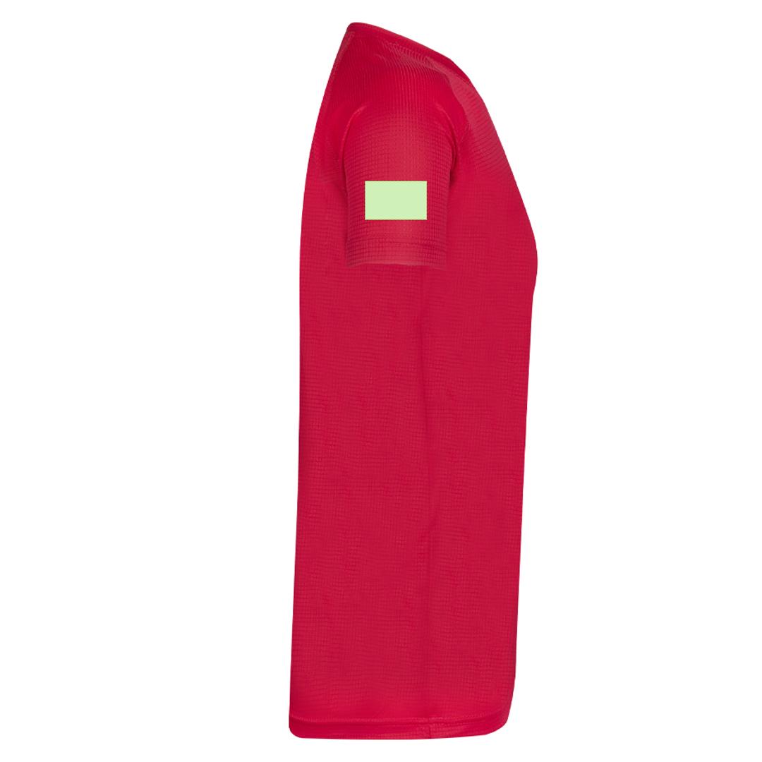 Camiseta técnica Cocker adulto — 100% poliéster Waffle Interlock 135 g/m² con tecnología Cool Dry, manga ranglán y paneles inferiores