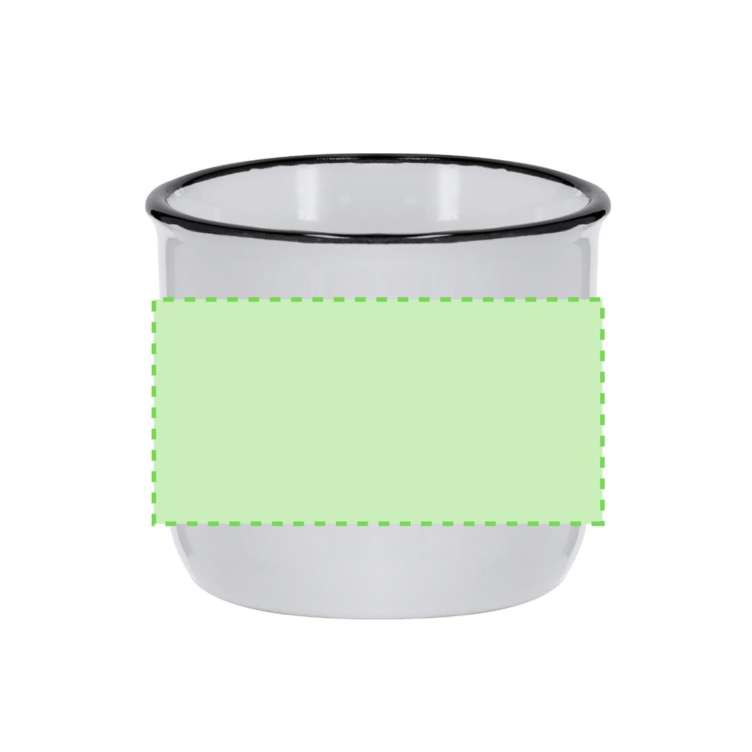 Taza espresso sublimación cerámica formato italiano 85 ml