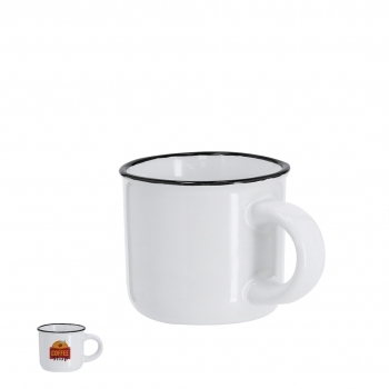 Taza espresso sublimación cerámica formato italiano 85 ml