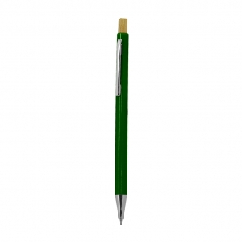 Bolígrafo de bambú natural de pulsador clásico