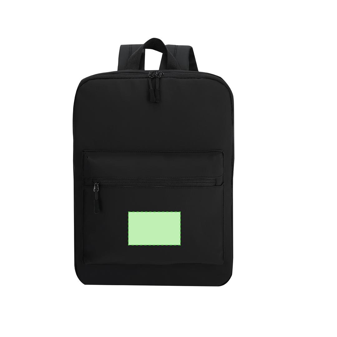 Mochila de polipiel PU con compartimento acolchado para portátil