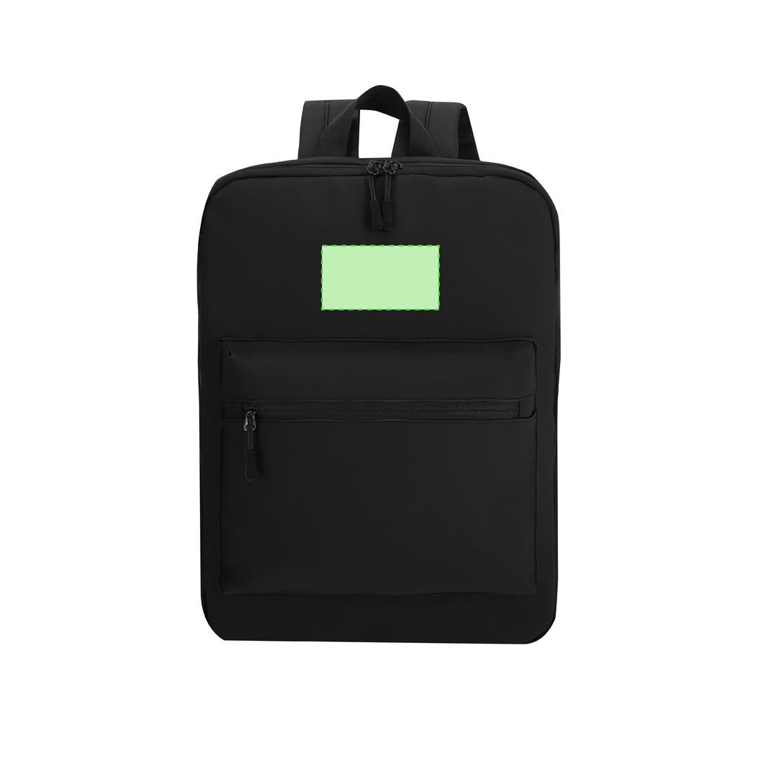 Mochila de polipiel PU con compartimento acolchado para portátil