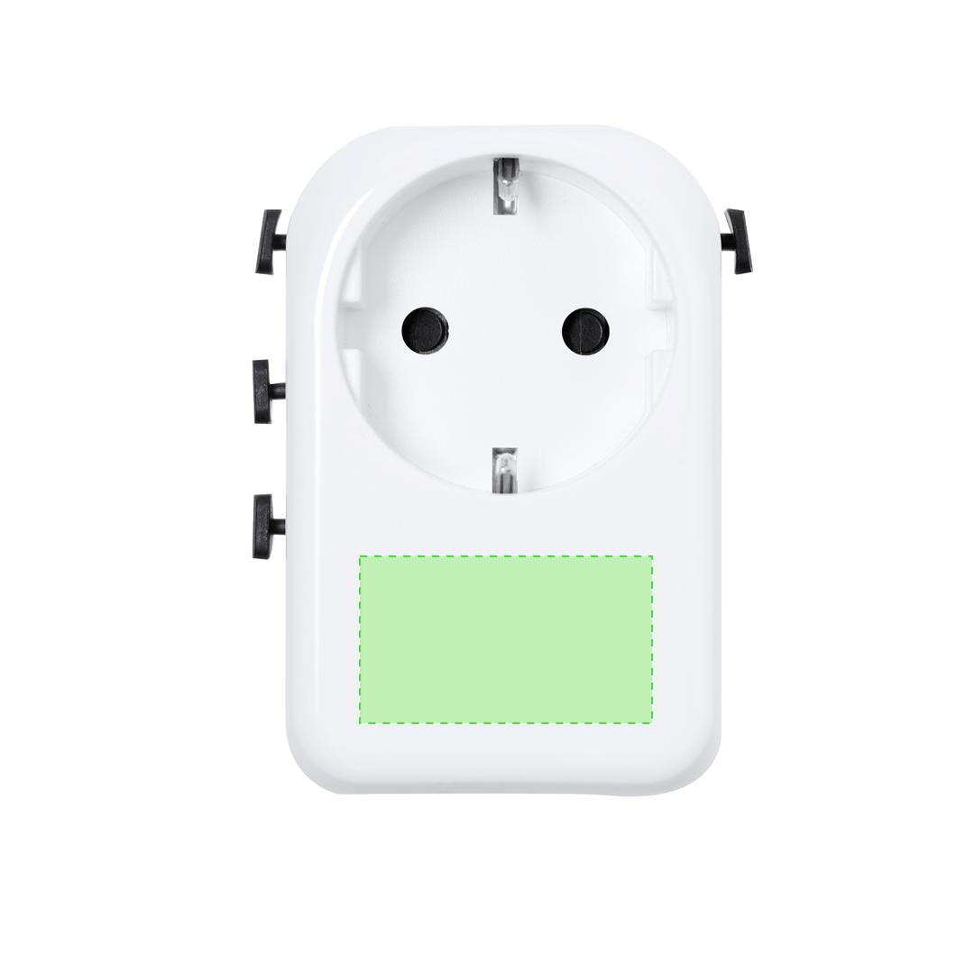 Adaptador de viaje universal para USA, Europa, Asia, Reino Unido y Australia