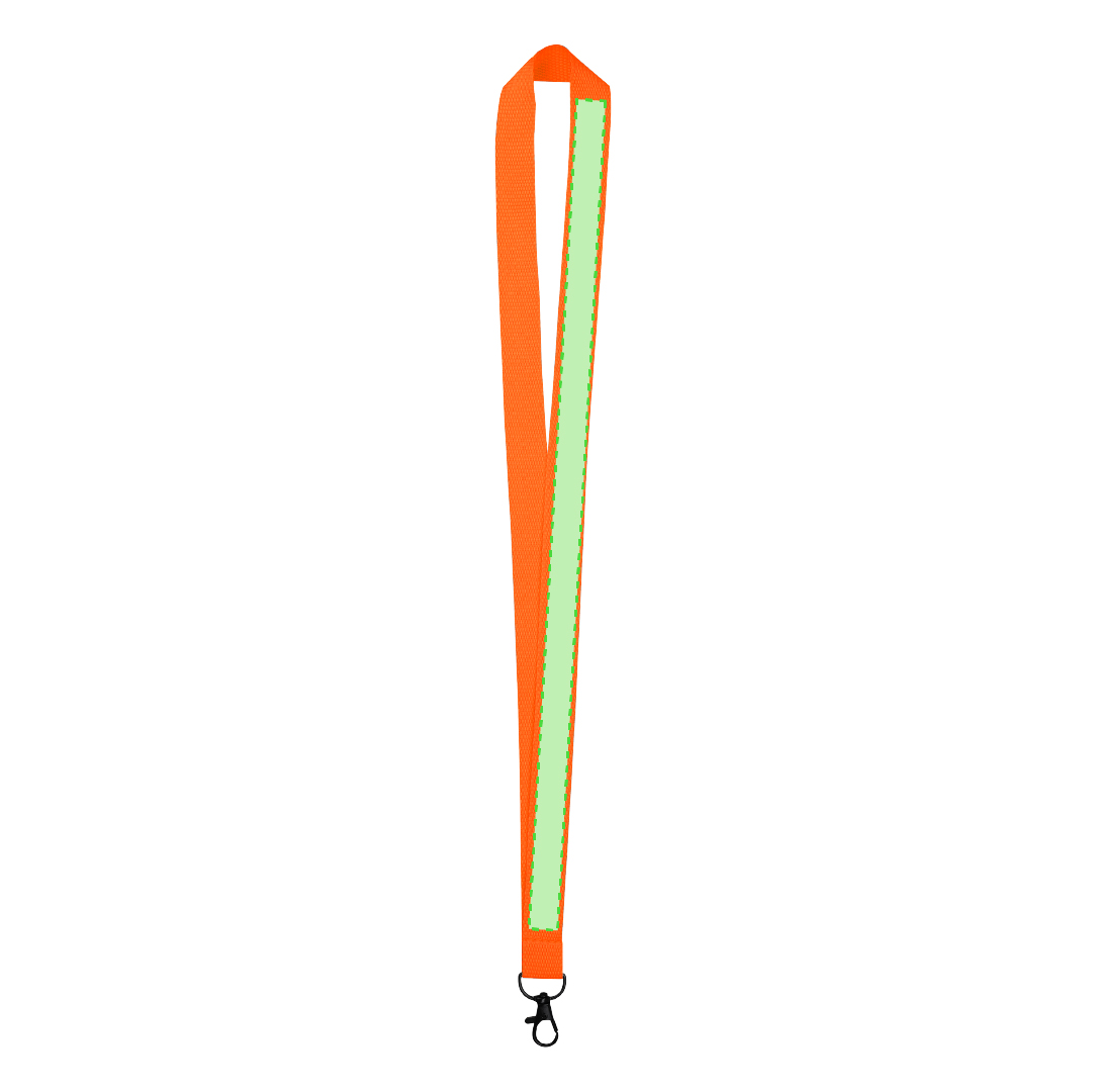 Lanyard de poliéster resistente con gancho metálico giratorio