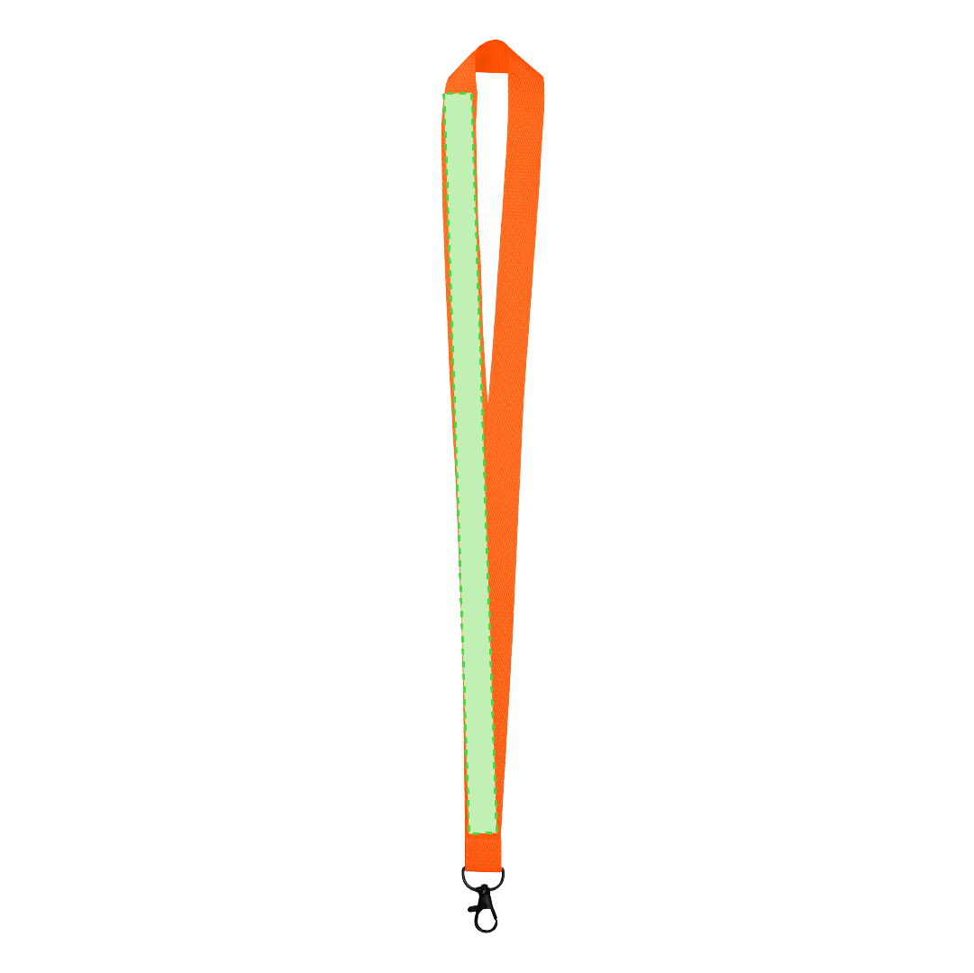 Lanyard de poliéster resistente con gancho metálico giratorio