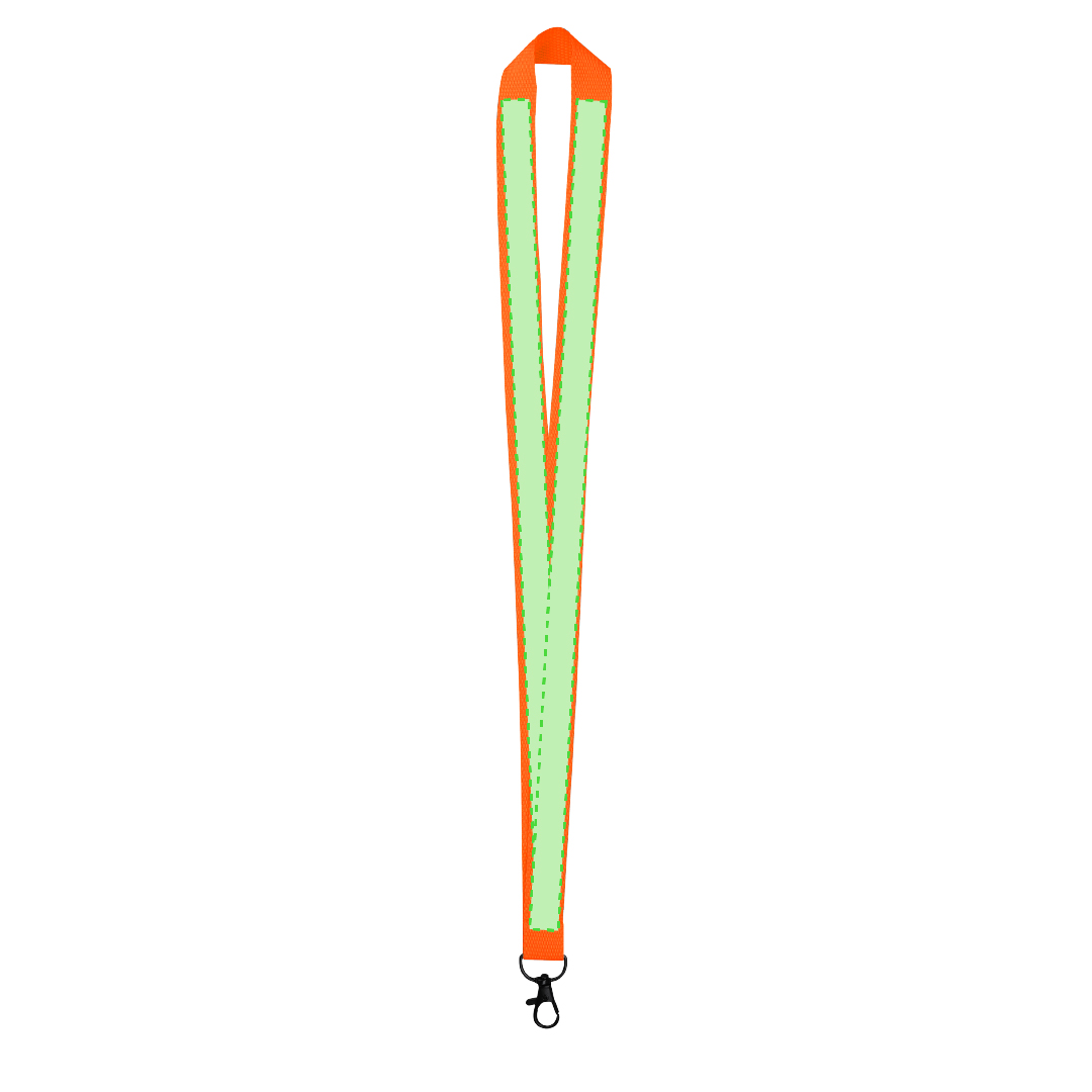 Lanyard de poliéster resistente con gancho metálico giratorio