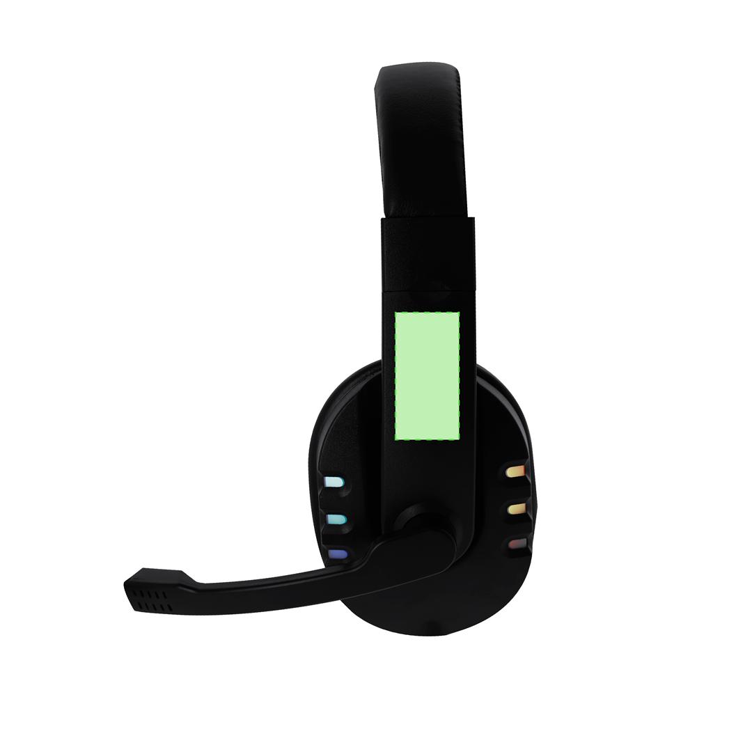 Auriculares gaming con micrófono, luces LED y conexión Jack/USB